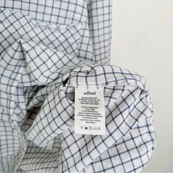 Aritzia peplum cotton blouse - Picture 9 of 13